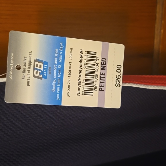 SB Active Navy/Honeysuckle Petite M NWT - Jacket & Capri Pants - Picture 9 of 13